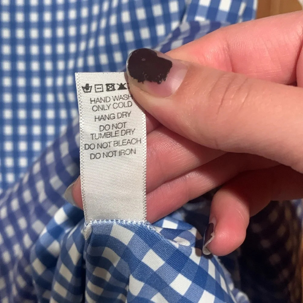 CAROLINE CONSTAS gingham mini dress - Picture 5 of 6